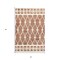 Edge Collections - 2' X 3' - Brown - Rustic Hand-Hooked Argyle Area Rug - 1 Piece